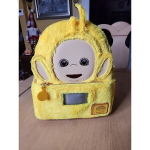 Loungefly Teletubbies Laa-Laa Plush Cosplay Light Up Mini Backpack (NWT)